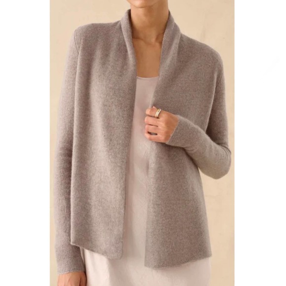 White + Warren Sweaters - White and Warren Cashmere Cardigan Blush Pink Size Small